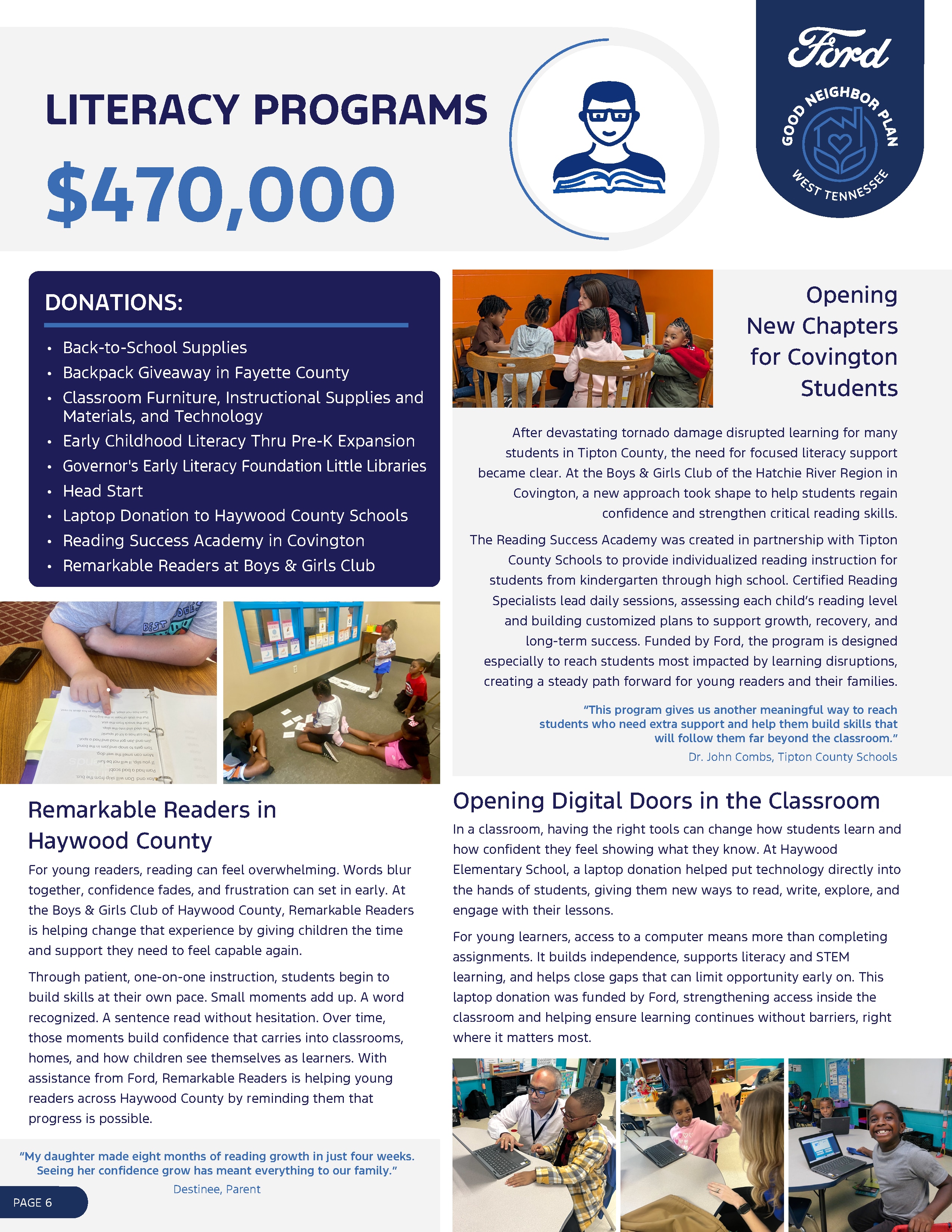 Good Neighbor Plan Progress Report Page 7